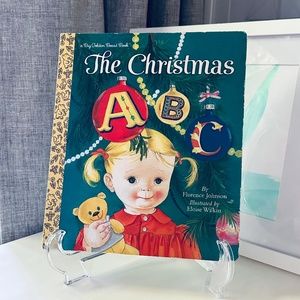 A Big Golden Board Book The Christmas ABC Florence Johnson Eloise Wilkin